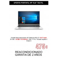 PORTATIL HP ELITEBOOK 850 G7 I5 10ª