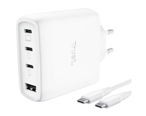 CARGADOR TRUSTGA MAXO 65W WH 3C 1A-DU6 CARGADOR TRUSTGA MAXO 65W WH 3C 1A