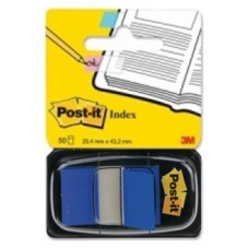 MARCADOR ADHESIVO POST-IT 3M AZUL