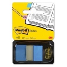 MARCADOR ADHESIVO POST-IT 3M AZUL BRILLAN