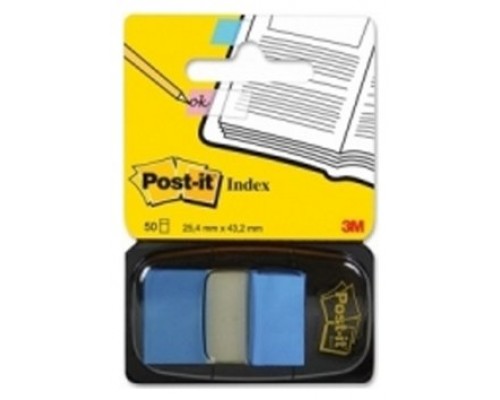 MARCADOR ADHESIVO POST-IT 3M AZUL BRILLAN