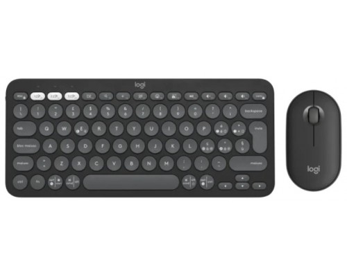 TECLADO LOGITECH SET PEBBLE 2 COMB BK