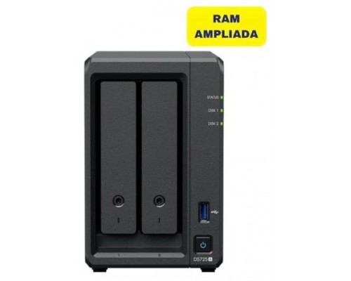 NAS SYNOLOGY DS725 PLUS 32GB-DU214 NAS SYNOLOGY DS725 PLUS 32GB