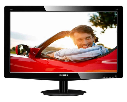 Monitor Reacondicionado LED PHILIPS 236V3L / 23\" IPS / VGA-DP / Negro / Grado B Mancha en la pantalla