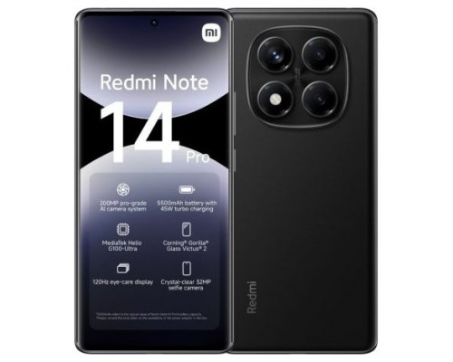SMARTPHONE XIAOMI NOTE14P 8-256 BK V2-DU35 SMARTPHONE XIAOMI NOTE14P 8-256 BK V2