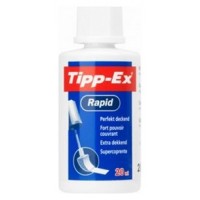 CORRECTOR ESCRITURA TIPPEX BIC RAP B10 20ML 10U