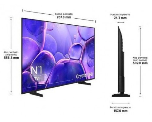 TELEVISOR SAMSUNG TU43U8005FU